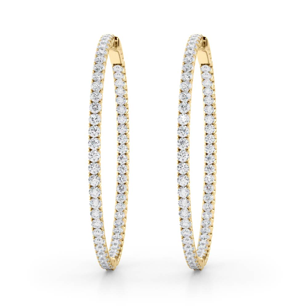 .75 Inch 4 Prong Round Hoop