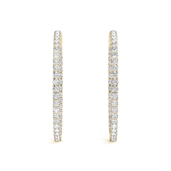 .75 Inch 4 Prong Round Hoop