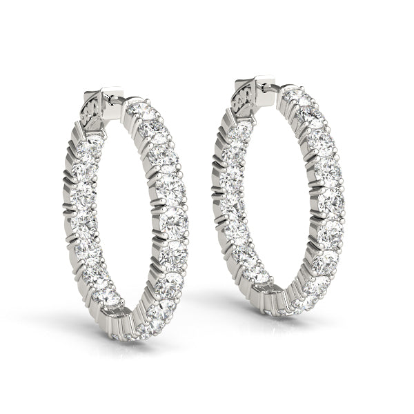 .8 Inch 4 Prong Round Hoop