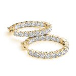 Load image into Gallery viewer, .8 Inch 4 Prong Round Hoop

