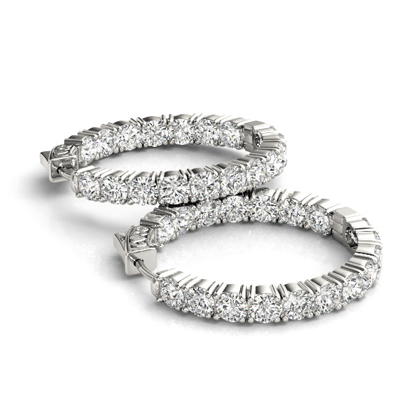 .8 Inch 4 Prong Round Hoop