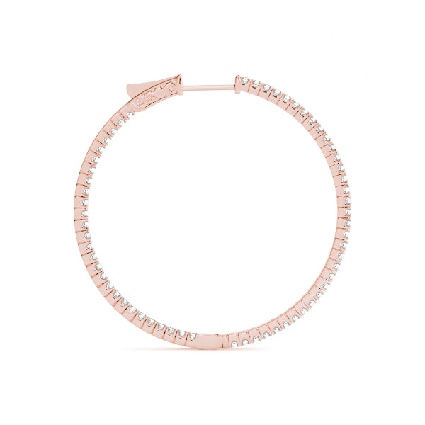 .75 Inch 4 Prong Round Hoop
