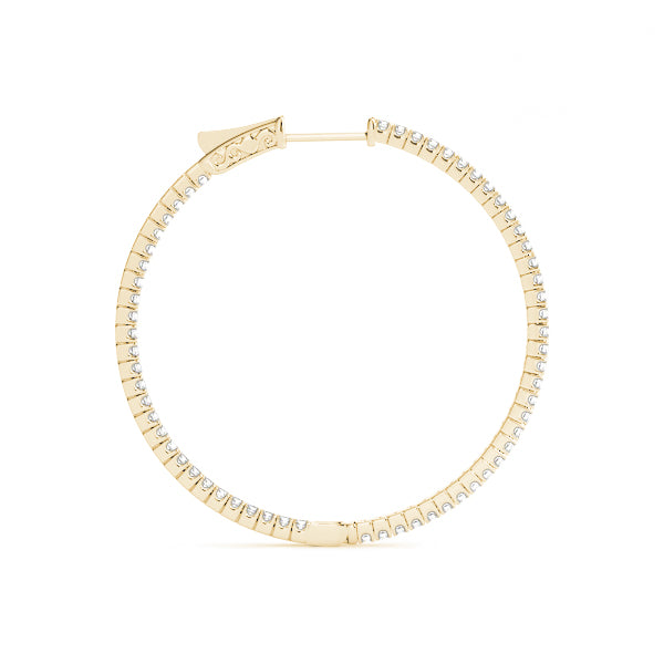 .75 Inch 4 Prong Round Hoop