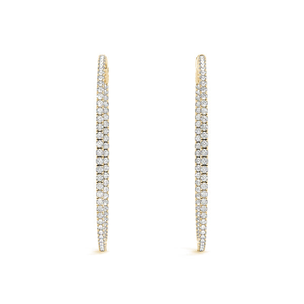 .75 Inch 4 Prong Round Hoop