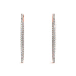 Load image into Gallery viewer, 1.2 Inch 4 Prong Oval Hoop

