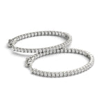 Load image into Gallery viewer, .9 Inch 4 Prong Oval Hoop
