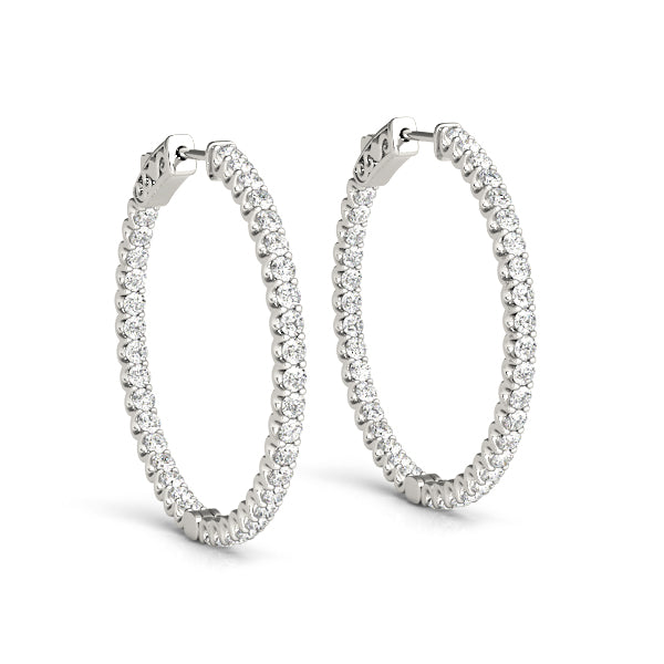 .75 Inch 2 Prong Round Hoop