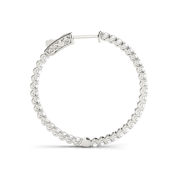 .75 Inch 2 Prong Round Hoop