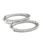 Load image into Gallery viewer, 1.2 Inch Lucida Oval Hoop
