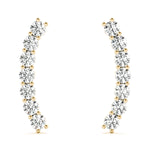 Load image into Gallery viewer, 7 Stone Earring Jackets
