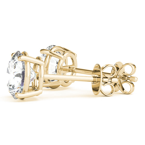 (1/10 Cttw) .10 Ct 4 Prong Wire Earrings