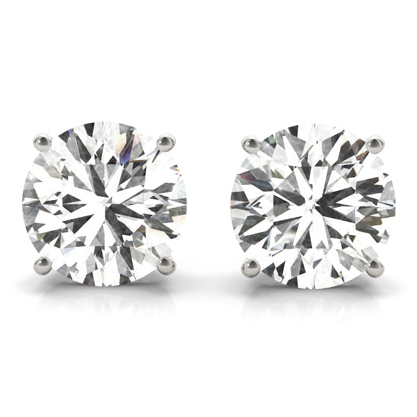 (1/10 Cttw) .10 Ct 4 Prong Wire Earrings