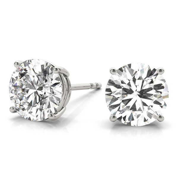 (1/10 Cttw) .10 Ct 4 Prong Wire Earrings