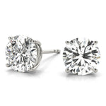 Load image into Gallery viewer, (1/10 Cttw) .10 Ct 4 Prong Wire Earrings
