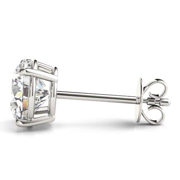 (1/10 Cttw) .10 Ct 4 Prong Wire Earrings