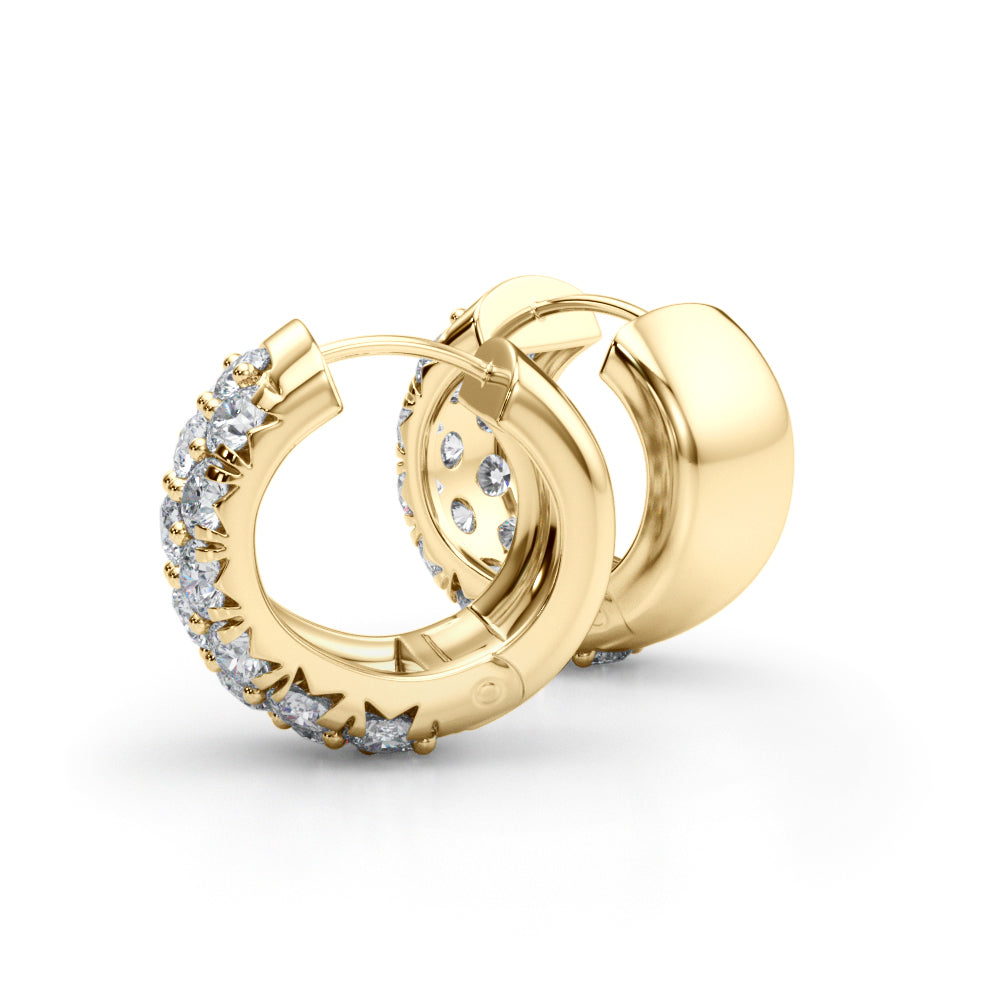 3 Row Earrings