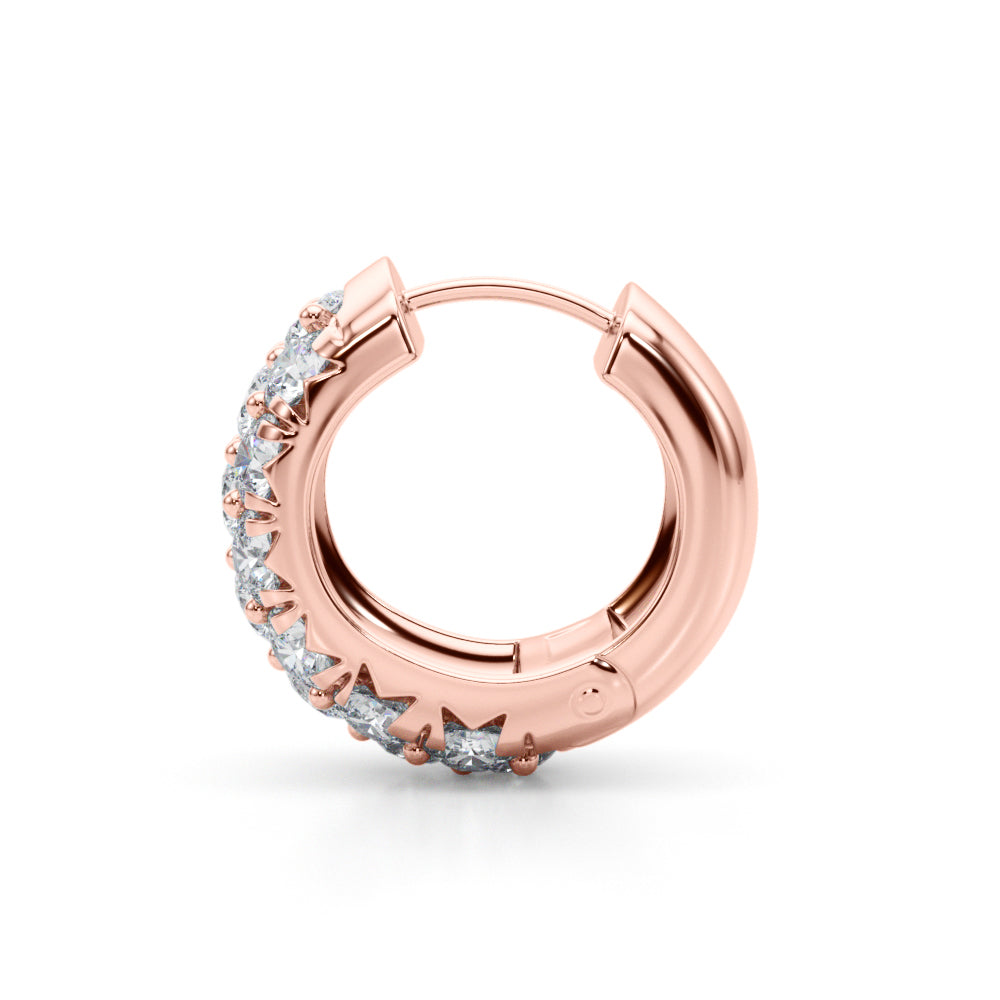 3 Row Earrings