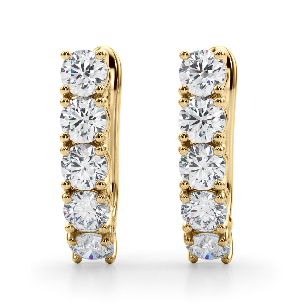Earrings With Omega Backs