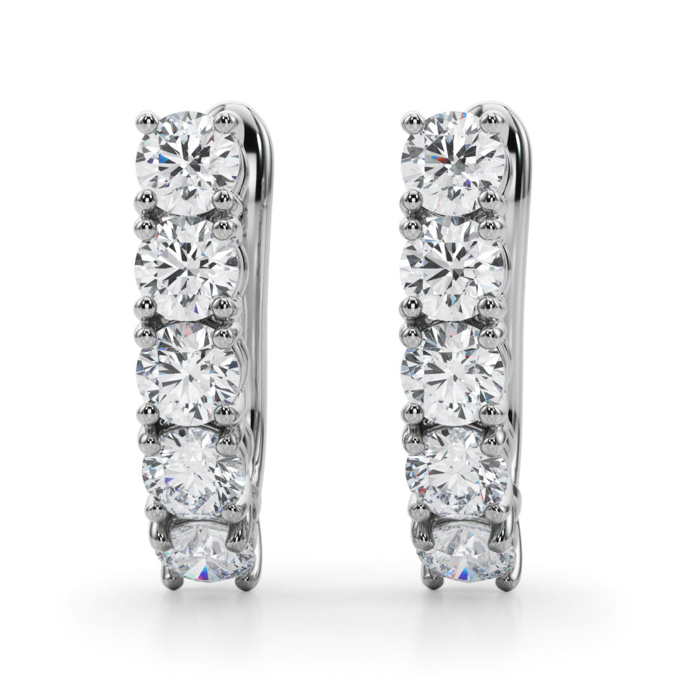 Earrings With Omega Backs