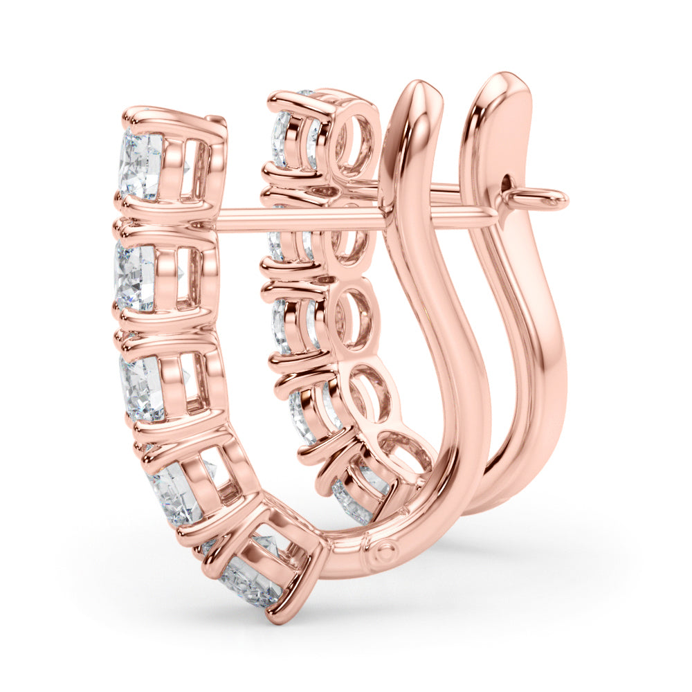 Earrings With Omega Backs