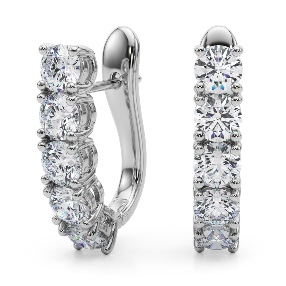 Earrings With Omega Backs