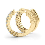 Load image into Gallery viewer, Double Row Vault Lock Hoops
