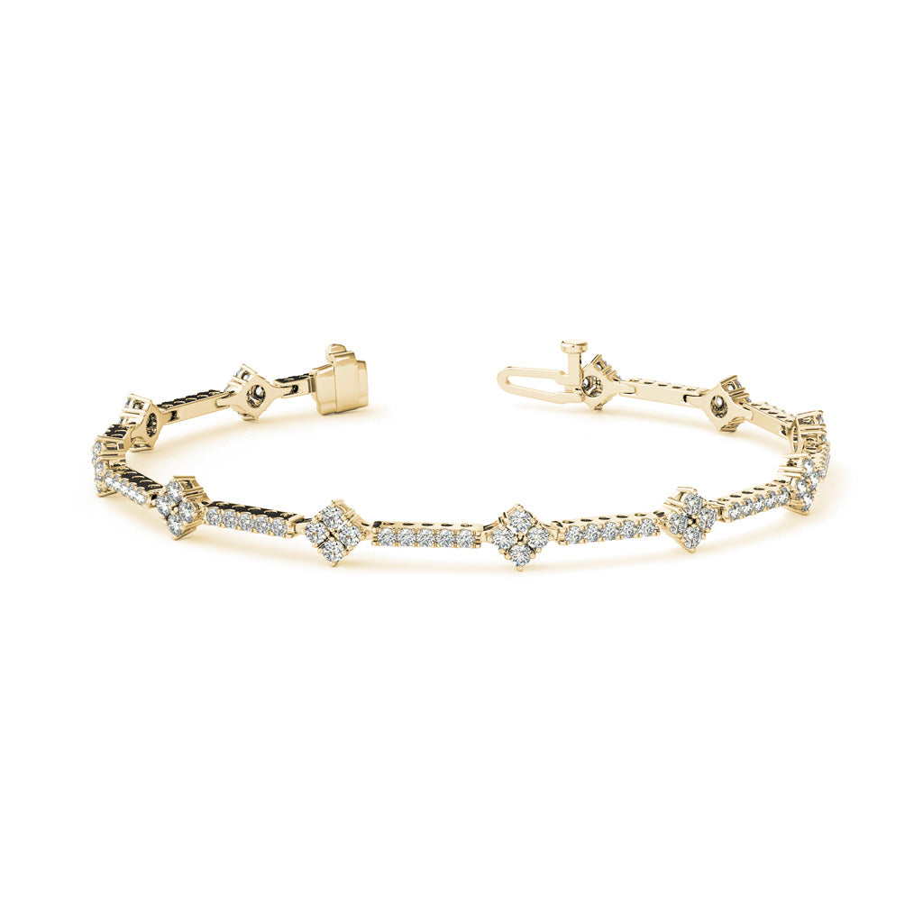 Bracelet In Line Prong Set