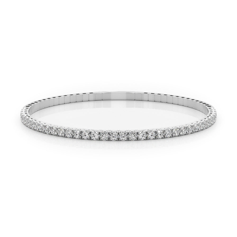 Flexible half way bangle