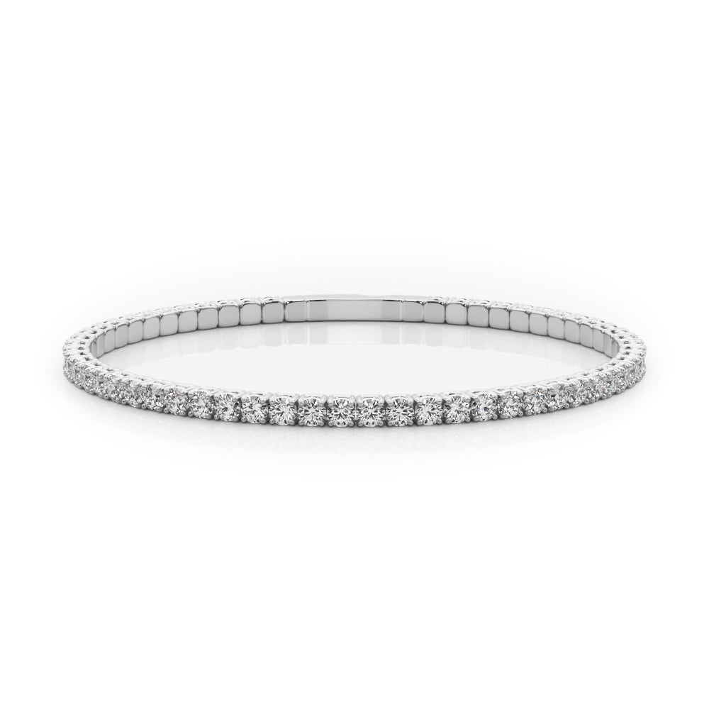 Flexible eternity bangle