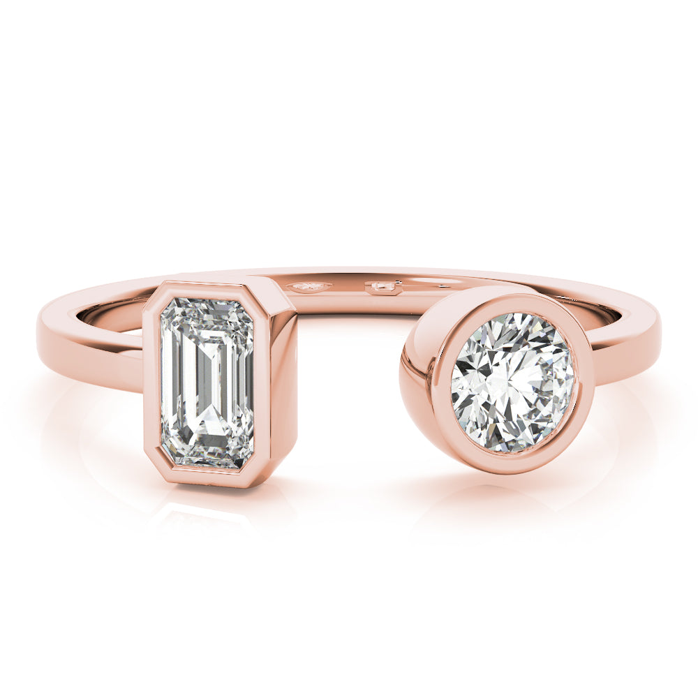 Emerald & Round Fashion Ring