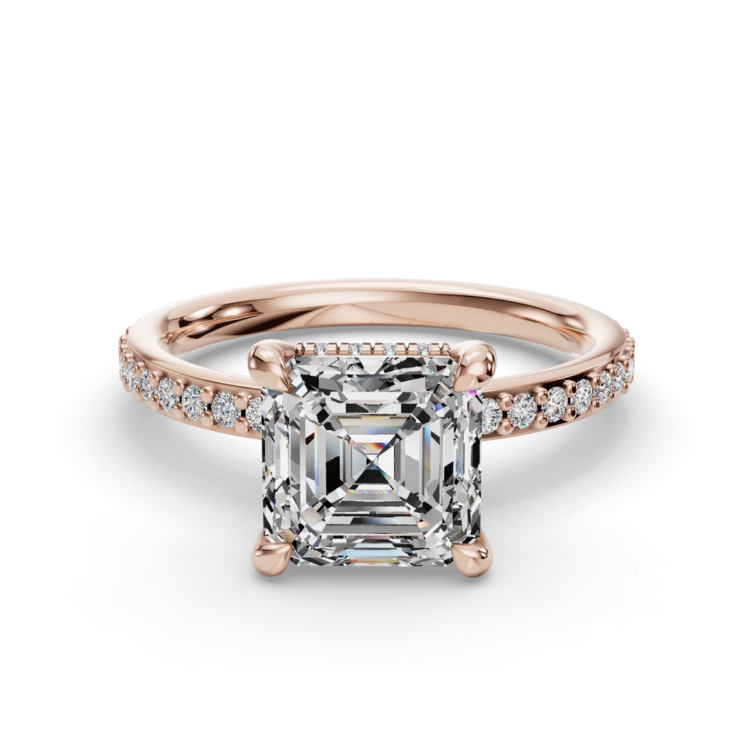 Engagement Halo Ring ERHL0826