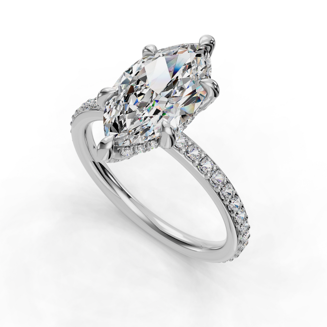 Engagement Halo Ring ERHL0826