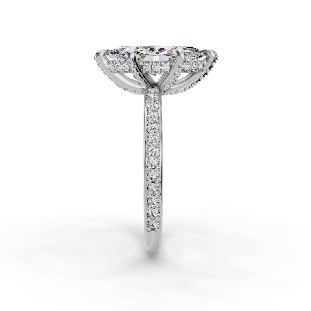 Engagement Halo Ring ERHL0826