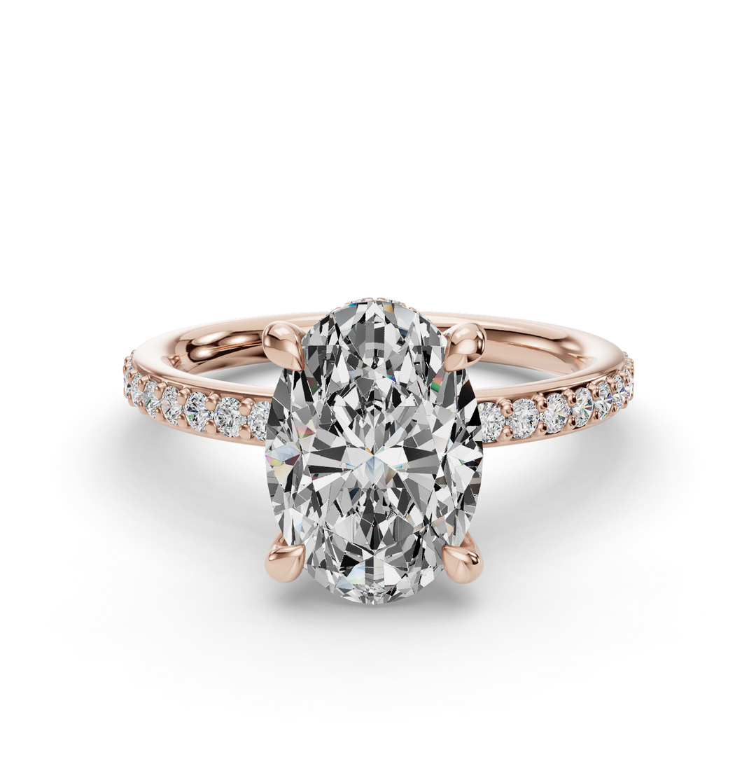 Engagement Halo Ring ERHL0826