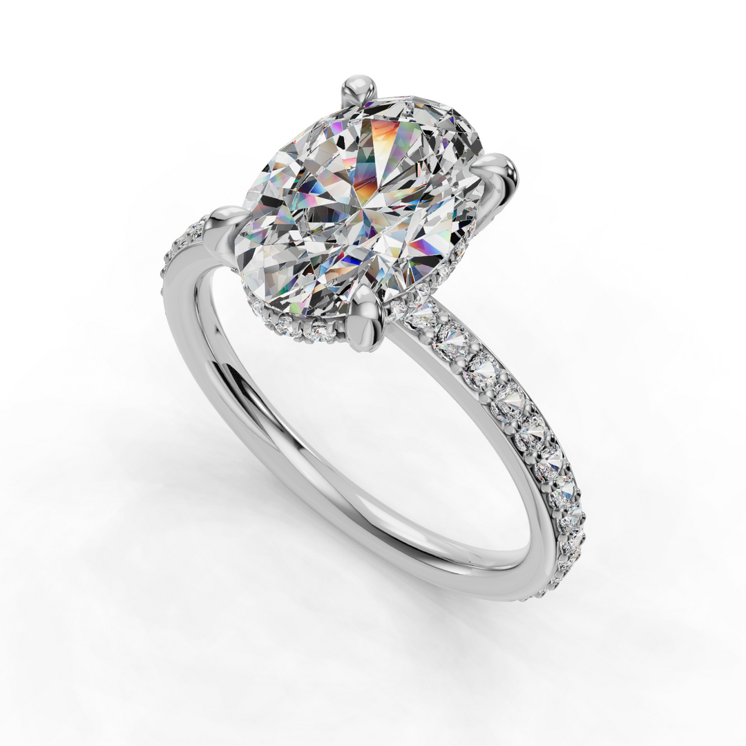 Engagement Halo Ring ERHL0826