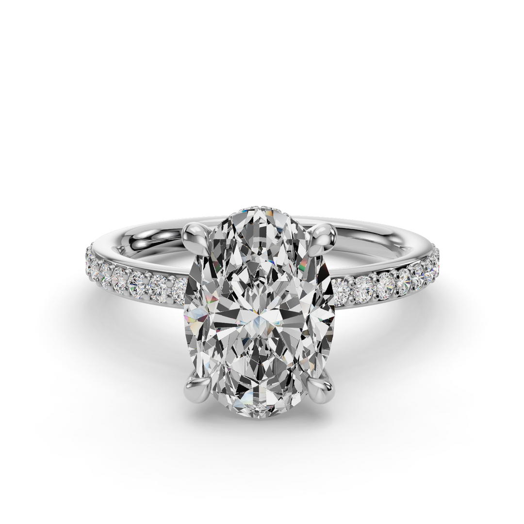 Engagement Halo Ring ERHL0826