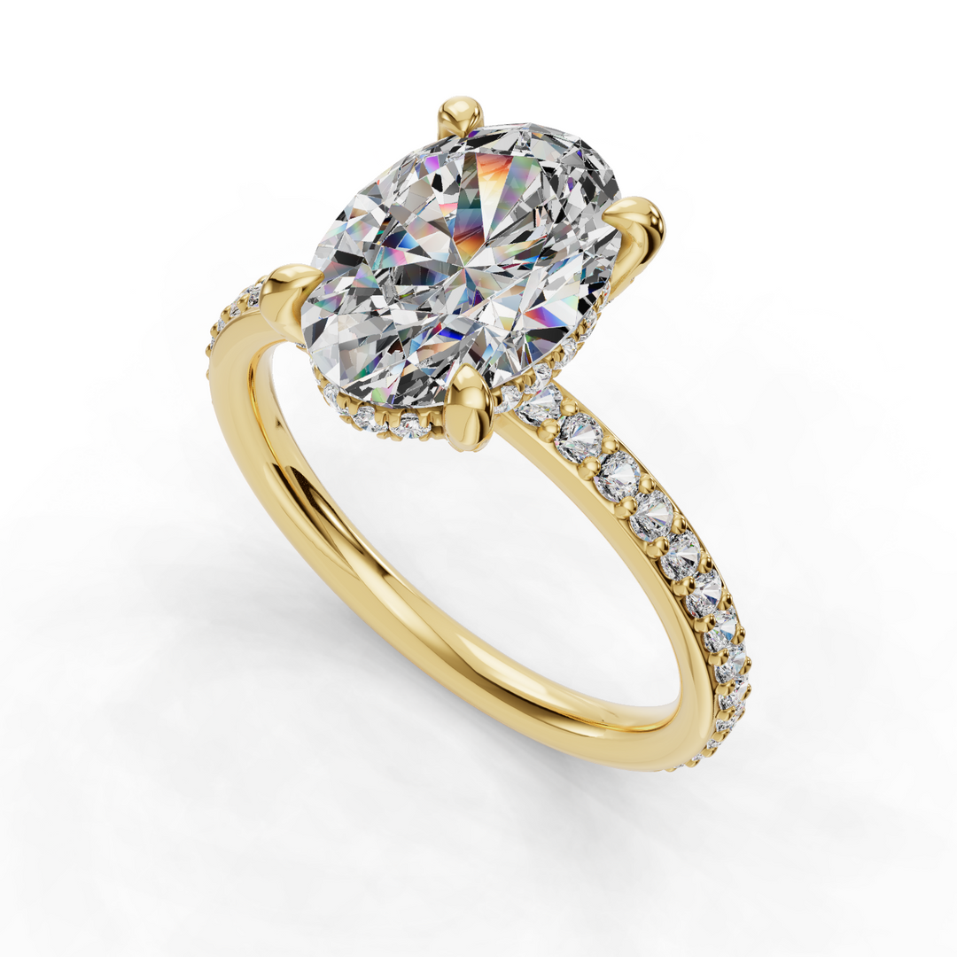 Engagement Halo Ring ERHL0826