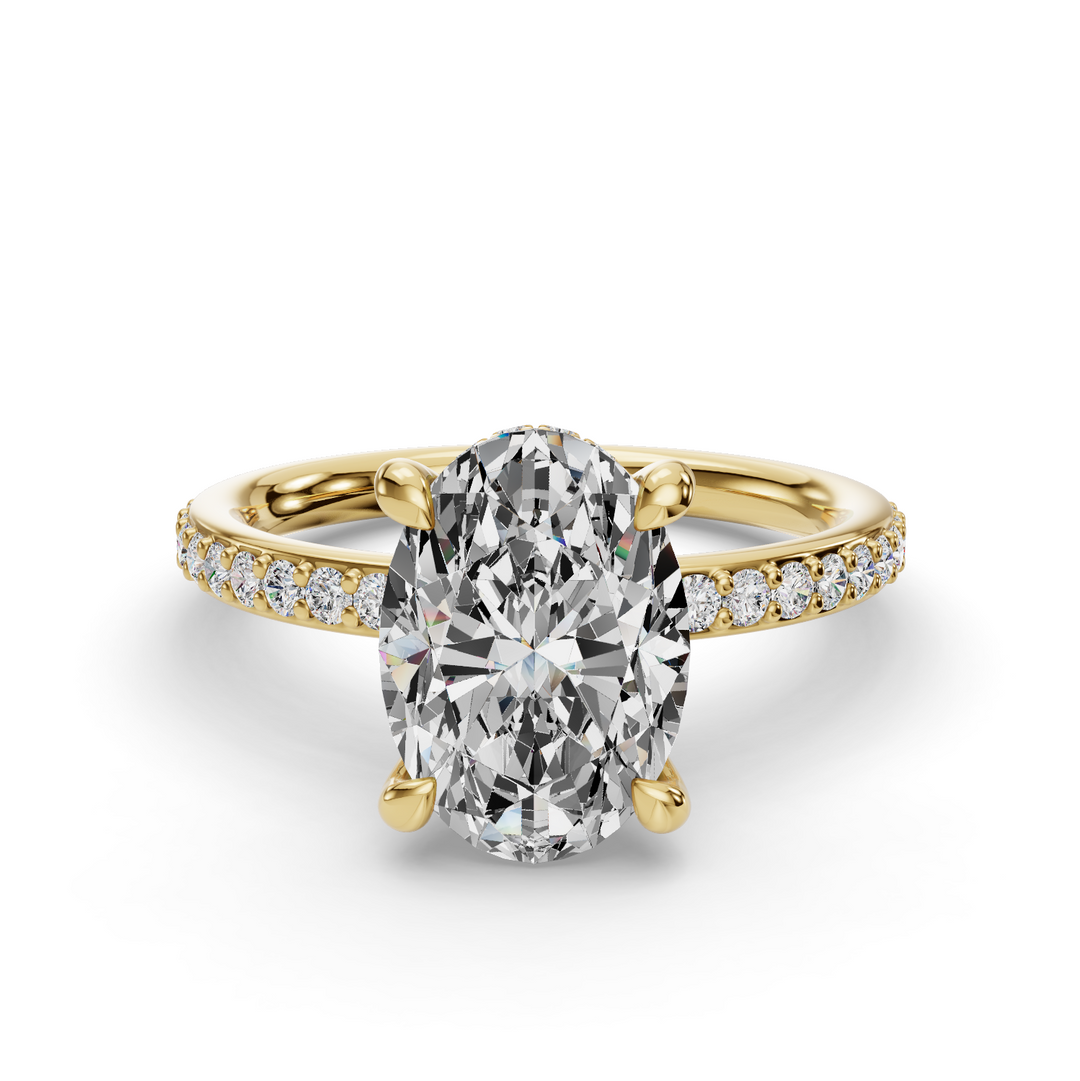 Engagement Halo Ring ERHL0826