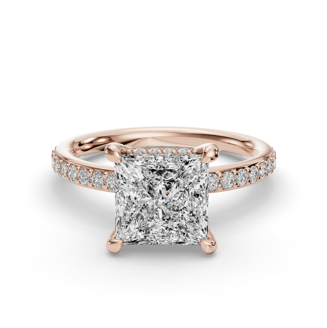 Engagement Halo Ring ERHL0826