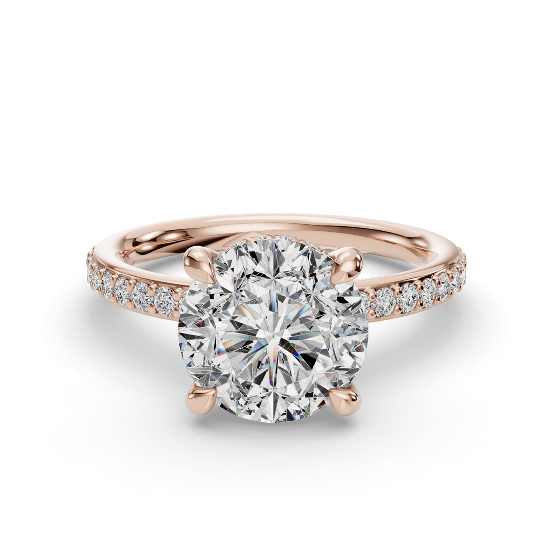 Engagement Halo Ring ERHL0826