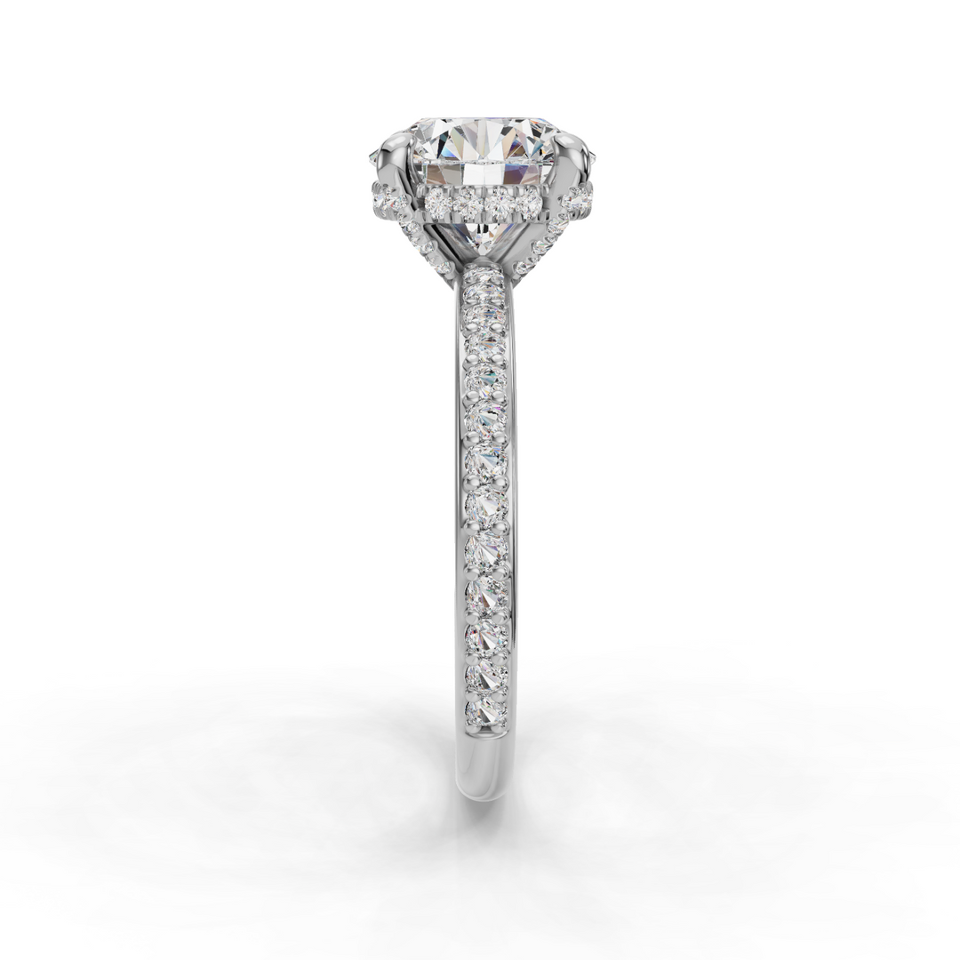 Engagement Halo Ring ERHL0826
