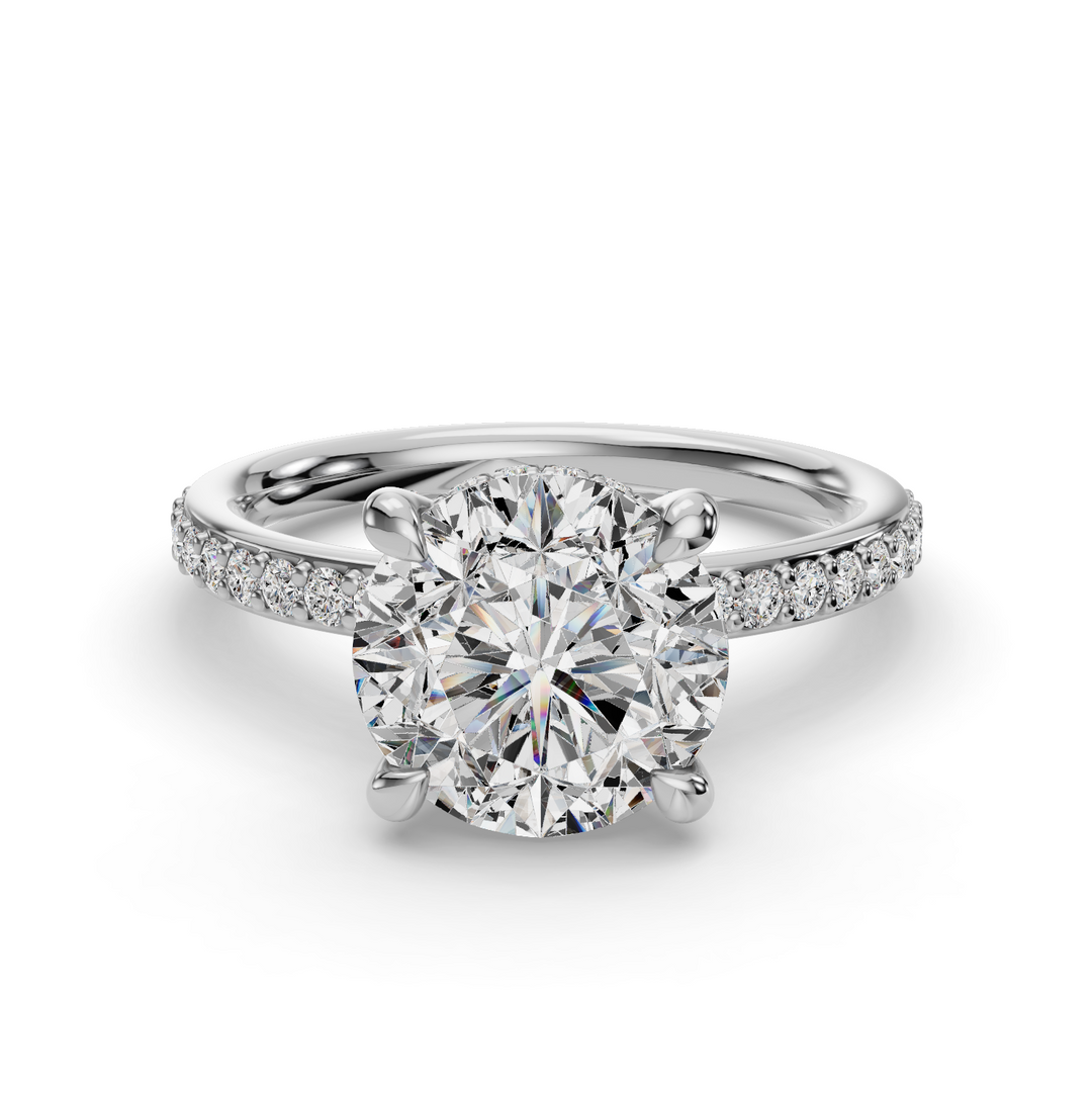 Engagement Halo Ring ERHL0826