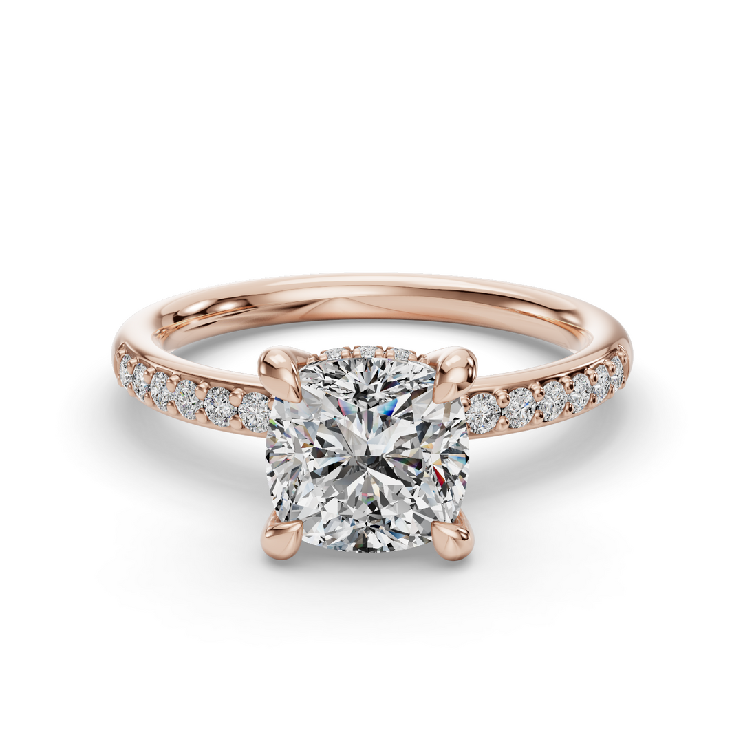 Halo Engagement Ring ERHL0827