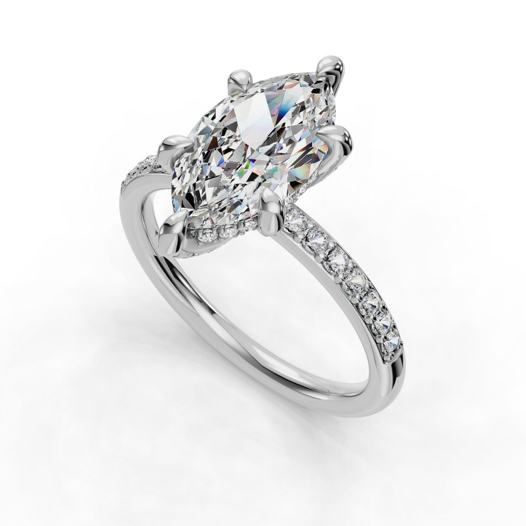Halo Engagement Ring ERHL0827