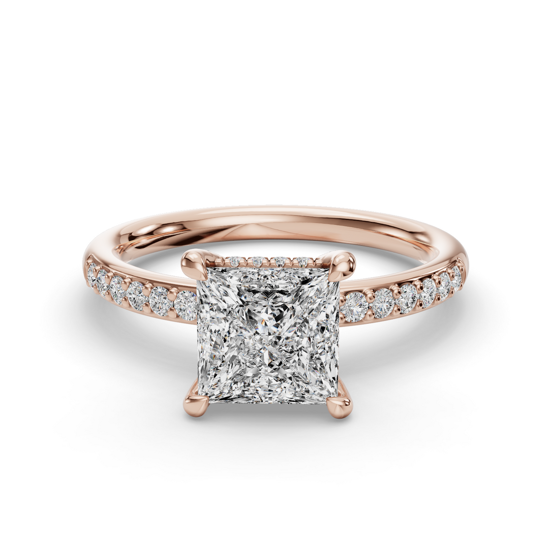 Halo Engagement Ring ERHL0827