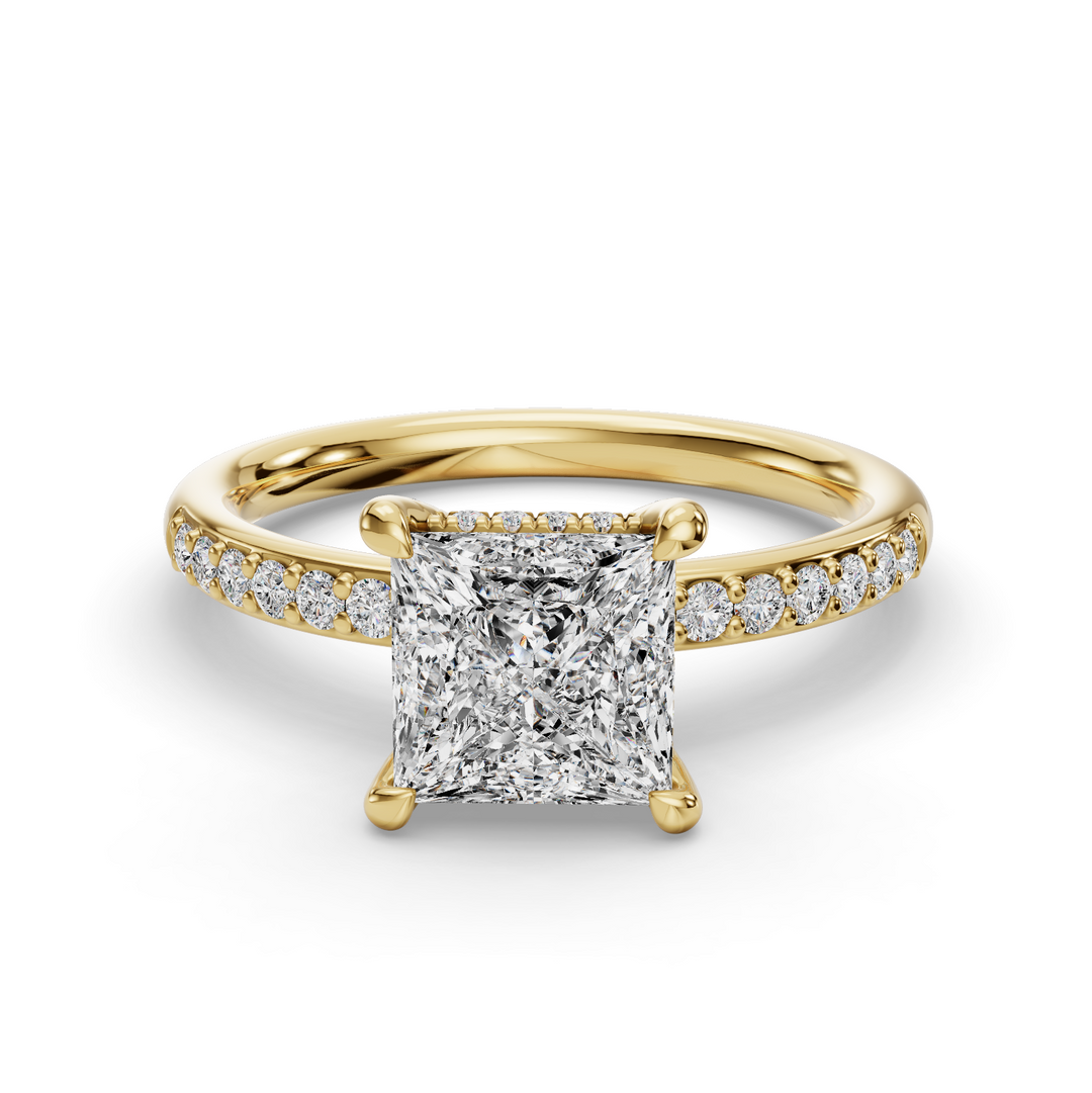 Halo Engagement Ring ERHL0827