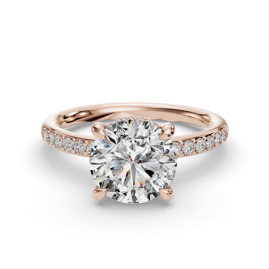 Halo Engagement Ring ERHL0827