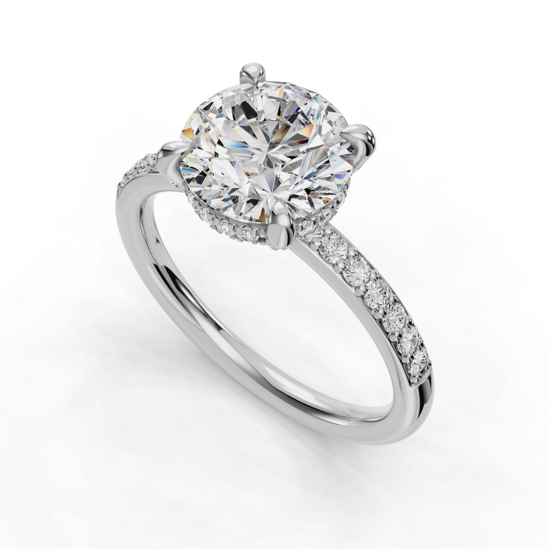 Halo Engagement Ring ERHL0827