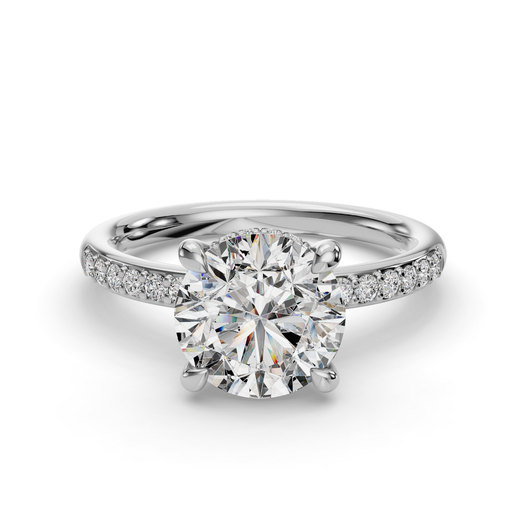 Halo Engagement Ring ERHL0827