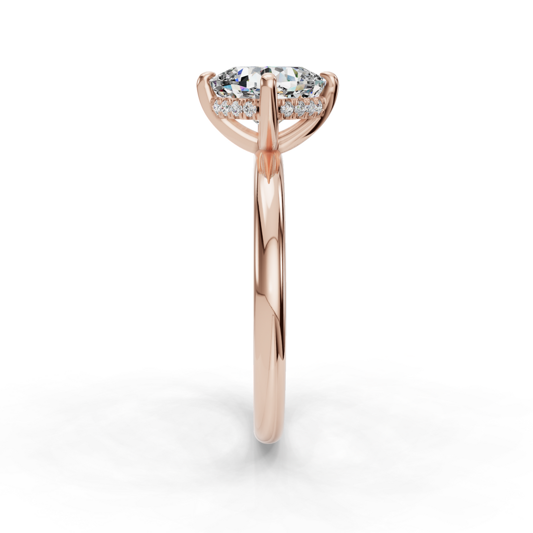 Halo Engagement Ring ERHL0836